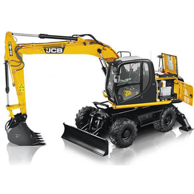 13T Wheeled Excavator Hire Newhaven